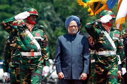 प्रधानमंत्री मनमोहन सिंह की बांग्‍लादेश यात्रा