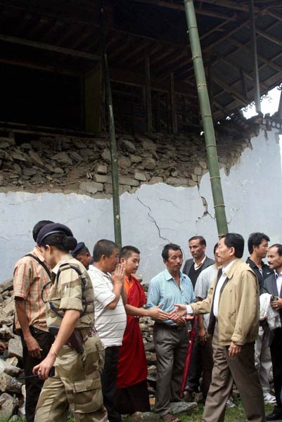 सिक्किम के भूकंप की कुछ नई तस्‍वीरें