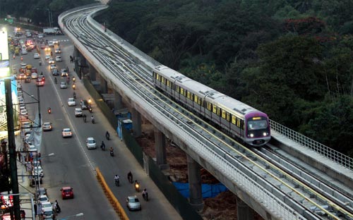 बैंगलोर मैट्रो की पहली झलक | मेट्रो का रिकार्ड