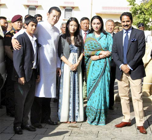 जोधपुर में हनीमून मनाने पहुंचे भूटान नरेश