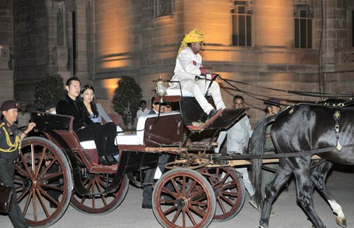 जोधपुर में हनीमून मनाने पहुंचे भूटान नरेश