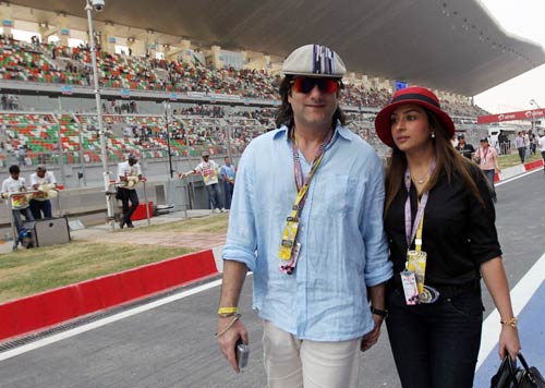 एफ-1 रेस देखने पहुंचे सितारे | सेबेस्टियन बने चैंपियन