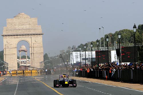 राजपथ पर दिखा फार्मूला वन का ट्रैलर