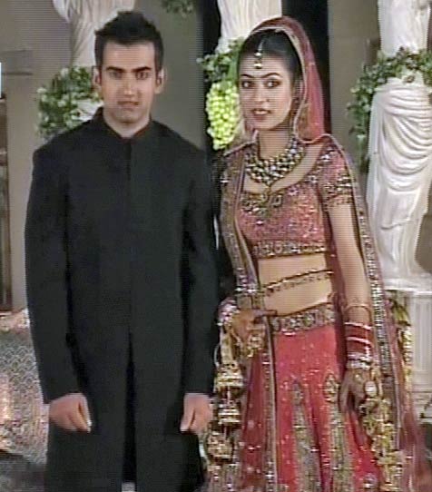 नताशा के साथ शादी के बंधन में बंधे गंभीर | धोनी, साक्षी और समंदर