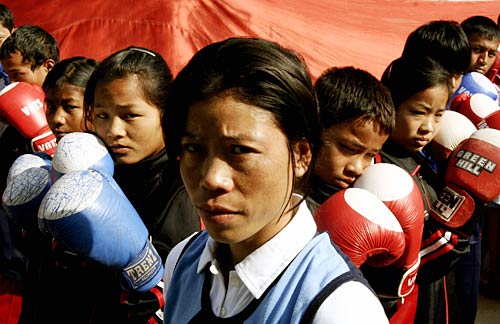 गोल्डन पंच जड़ने में माहिर हैं मैरी कॉम