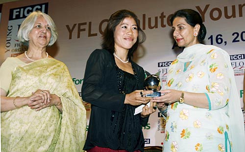 गोल्डन पंच जड़ने में माहिर हैं मैरी कॉम