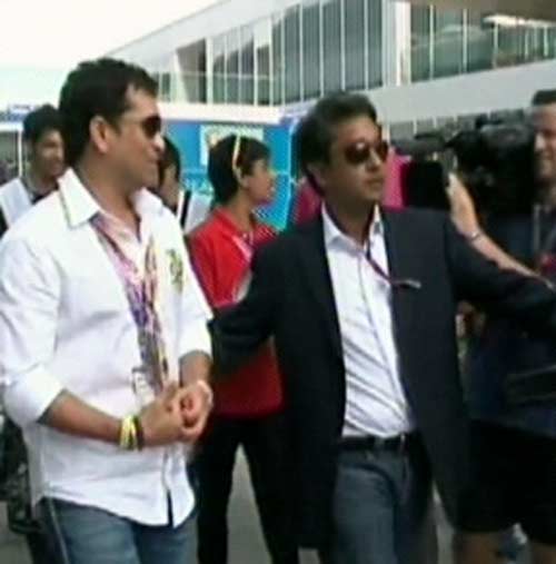 एफ-1 रेस देखने पहुंचे सितारे | सेबेस्टियन बने चैंपियन