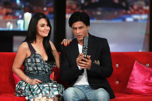 प्रीति के कार्यक्रम में शाहरुख का जलवा