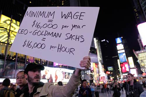 'वालस्ट्रीट घेरो' आंदोलन की चिंगारी और भड़की