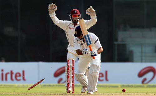 दूसरे दिन रहा वेस्‍टइंडीज का दबदबा...