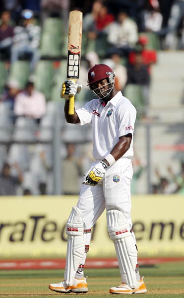 वानखेड़े में पहला दिन कैरेबियाई बल्लेबाजों के नाम