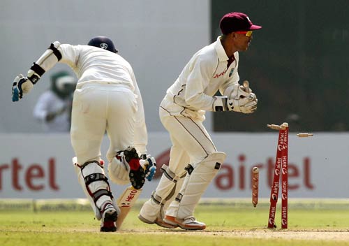 दूसरे दिन रहा वेस्‍टइंडीज का दबदबा...