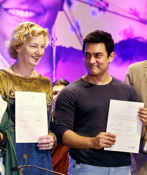 यूनिसेफ के राष्ट्रीय दूत बने आमिर खान | पढ़ें