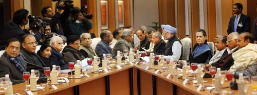 सर्वदलीय बैठक में लोकपाल पर नहीं बनी सहमति