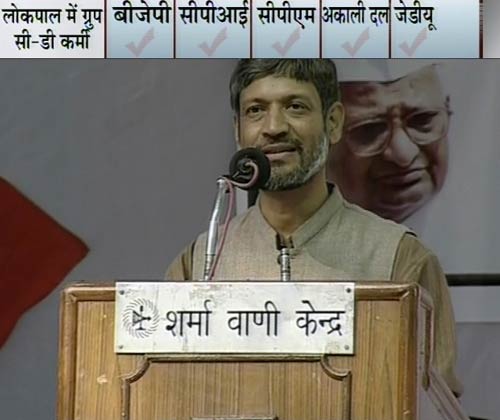 फोटो: देखें अन्ना के अनशन में किसने क्या कहा...