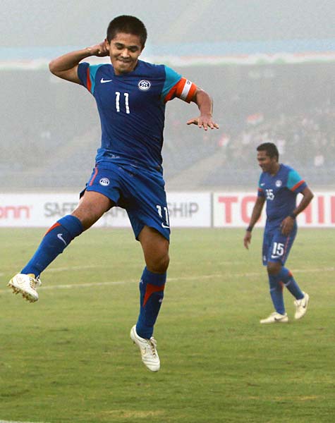 सैफ चैम्पियनशिपः सुनील छेत्री के गोल से फाइनल में पहुंचा भारत