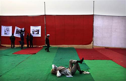 तस्‍वीरों में देखें मुंबई में अन्‍ना का अनशन  | मैं भी अन्‍ना...