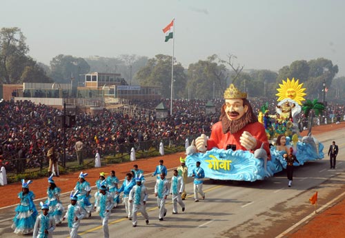 देखें 63वें गणतंत्र दिवस समारोह की झलकियां  | वीडियो