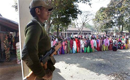 मणिपुर विधानसभा चुनाव में हुआ भारी मतदान