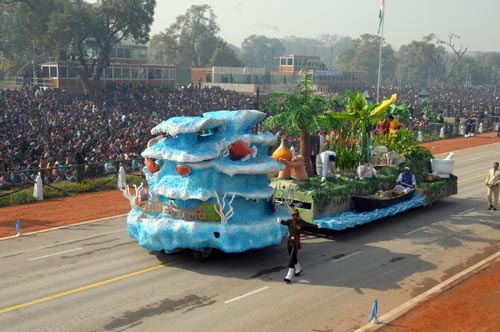 देखें 63वें गणतंत्र दिवस समारोह की झलकियां  | वीडियो