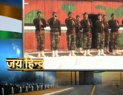 LOC पर तैनात जवानों का गणतंत्र दिवस