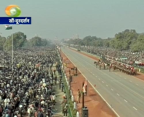 देखें 63वें गणतंत्र दिवस समारोह की झलकियां  | वीडियो