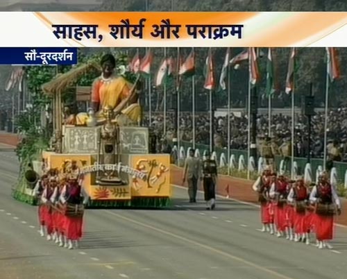 देखें 63वें गणतंत्र दिवस समारोह की झलकियां  | वीडियो