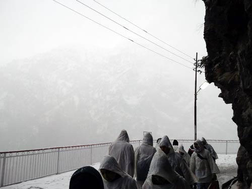 बर्फबारी के बीच 'जय माता दी' की गूंज | विशेष कवरेज