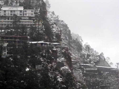 बर्फबारी के बीच 'जय माता दी' की गूंज | विशेष कवरेज