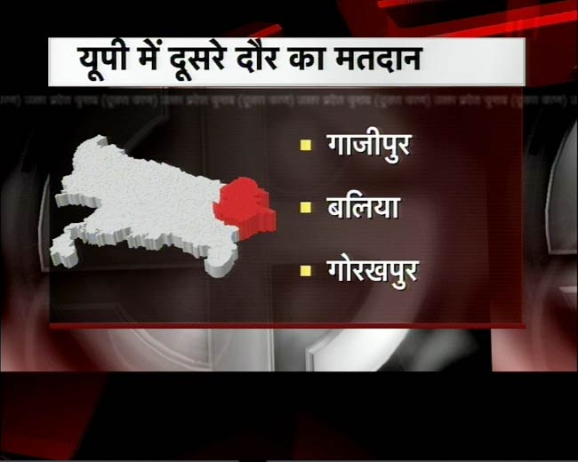 तस्‍वीरों में यूपी के चुनावी घमासान का दूसरा दौर...