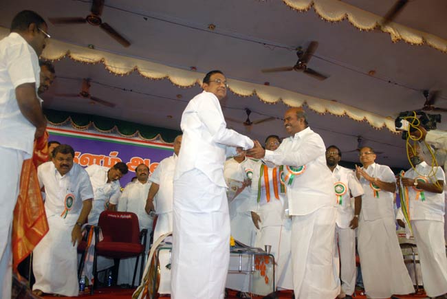 कुडानकुलम परमाणु परियोजना के समर्थन में कांग्रेस की रैली