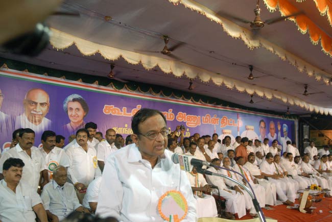 कुडानकुलम परमाणु परियोजना के समर्थन में कांग्रेस की रैली