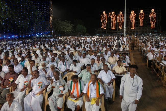 कुडानकुलम परमाणु परियोजना के समर्थन में कांग्रेस की रैली