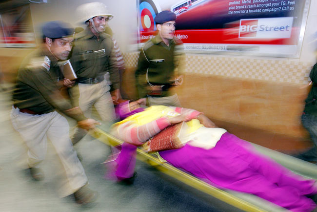 भूकंप की तैयारियों के लिए दिल्ली में मेगा मॉकड्रिल