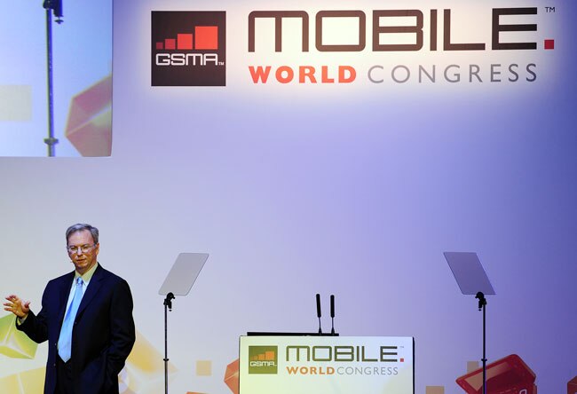 तस्‍वीरों में 'मोबाइल वर्ल्‍ड कांग्रेस' की झलकियां...