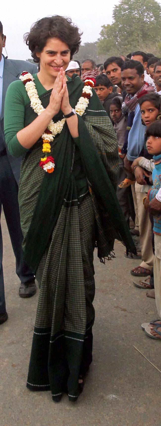 यूपी चुनाव में दिख रहा प्रियंका का स्‍टाइल