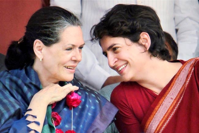 यूपी चुनाव में एक साथ सोनिया और प्रियंका