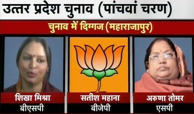 देखिए यूपी में पांचवे दौर के चुनाव की तस्‍वीरें