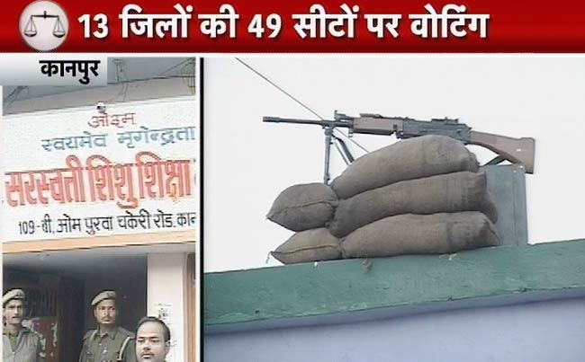 देखिए यूपी में पांचवे दौर के चुनाव की तस्‍वीरें