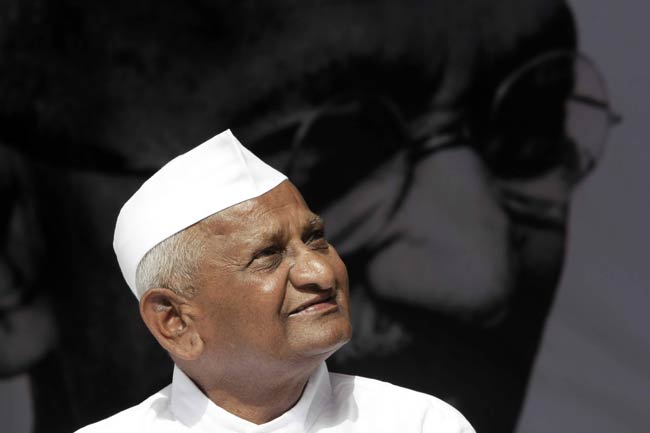 जंतर मंतर पर अन्‍ना का अनशन | हर दिल में अन्ना