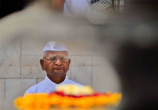 जंतर मंतर पर अन्‍ना का अनशन | हर दिल में अन्ना