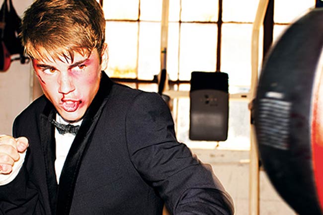 जब जस्टिन बीबर बने बॉक्‍सर...