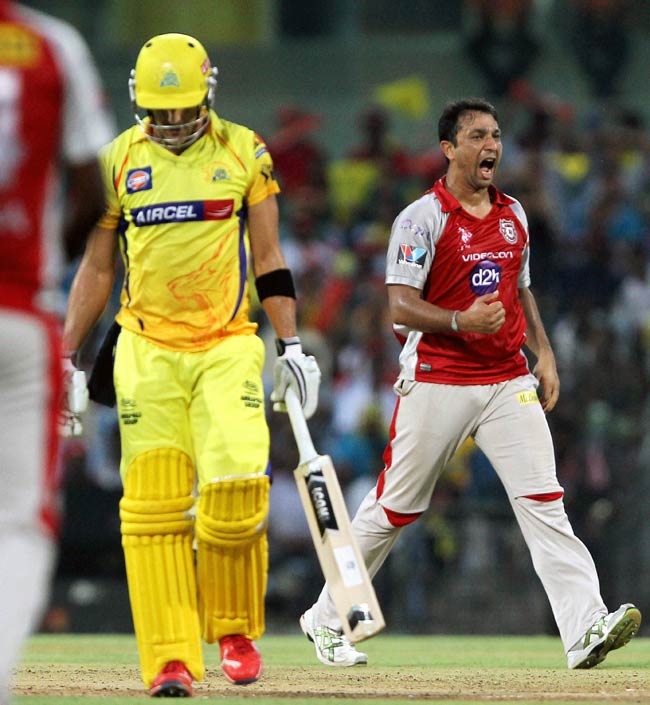 IPL-5: धोनी के धुरंधरों पर भारी पड़े पंजाब के शेर