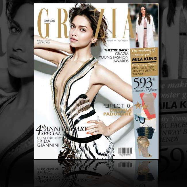 मैग्‍जीन कवर पर दीपिका के हुस्‍न के जलवे