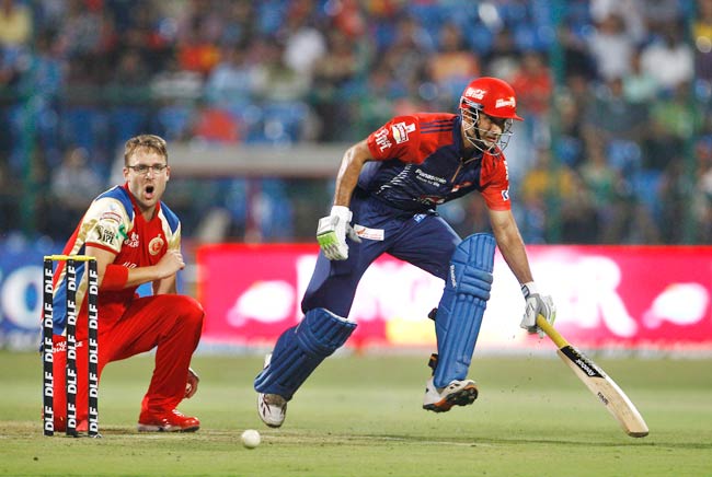 आईपीएल-5: बैंगलोर ने दिल्‍ली को 20 रनों से हराया