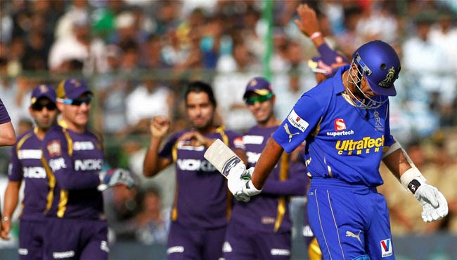 राजस्‍थान ने कोलकाता को 22 रन से हराया