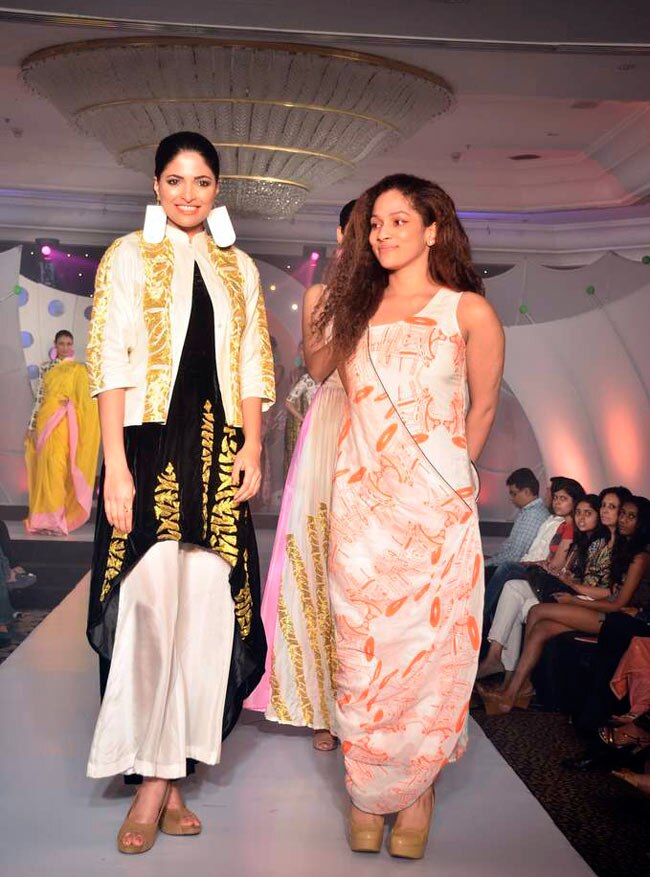 फैशन शो में मसाबा के परिधानों की धूम | बॉलीवुड परियां