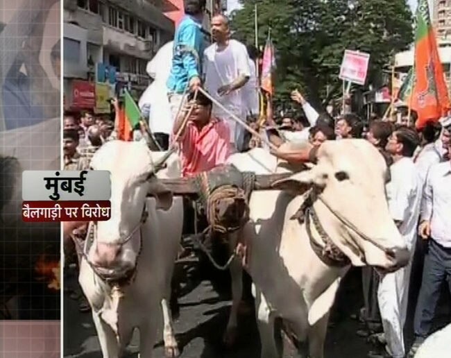 महंगे पेट्रोल के खिलाफ भारत बंद की तस्वीरें | पढ़ें