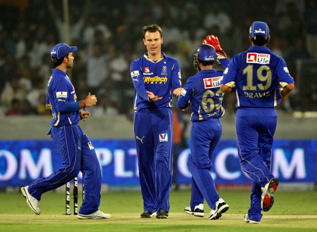 फिस्‍ड्डी डेक्‍कन ने रॉजस्‍थान की पार्टी खराब की