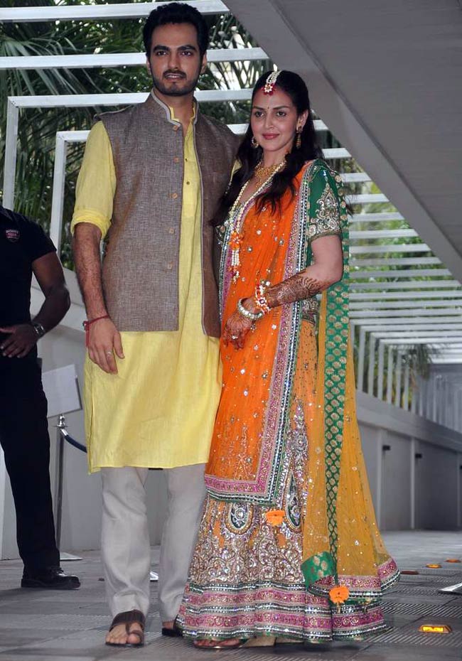 ईशा देओल का भव्य मेहंदी समारोह |  संगीत समारोह